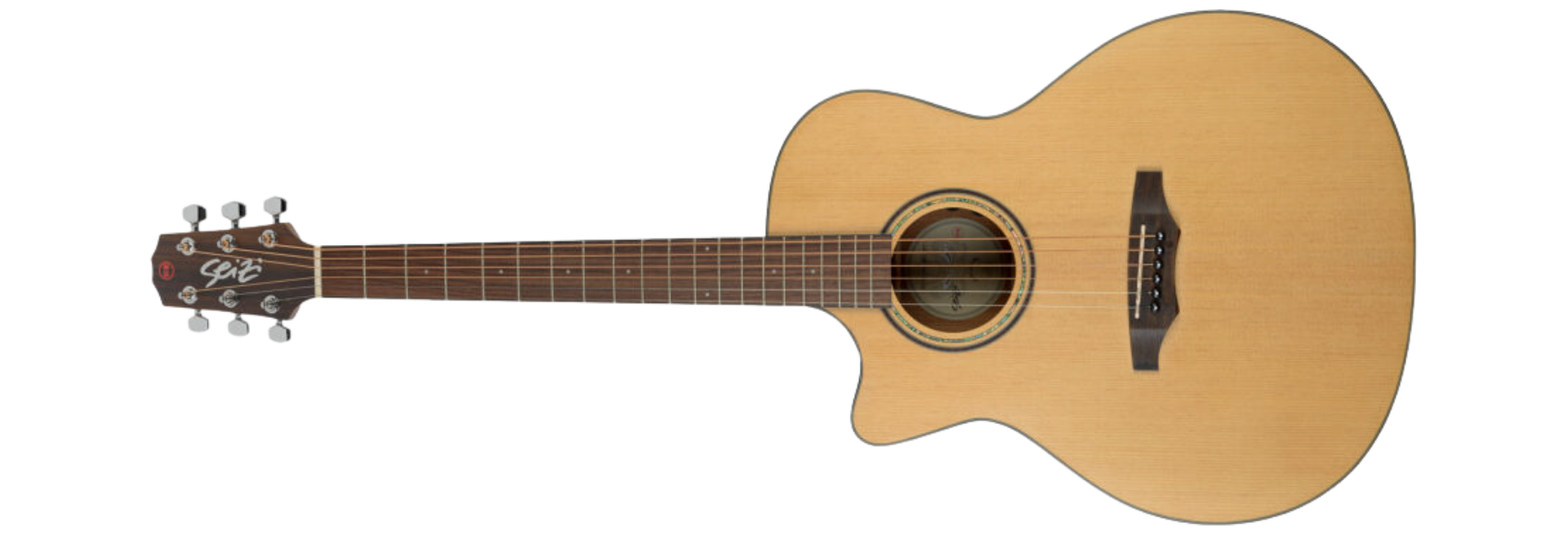 Violão Seizi Originals Ryu Cutaway Lefty Spruce Natural