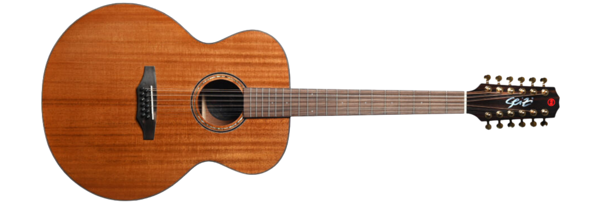 Violão Seizi Supreme Godzilla 12 Cordas Gold Mahogany Gloss