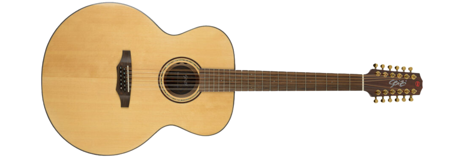 Violão Seizi Supreme Godzilla 12 Spruce Natural Gloss