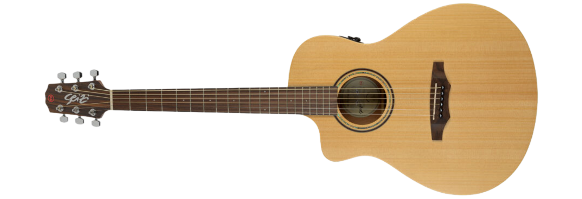 Violão Seizi Zen Cutaway Kaizen Lefty Spruce Natural