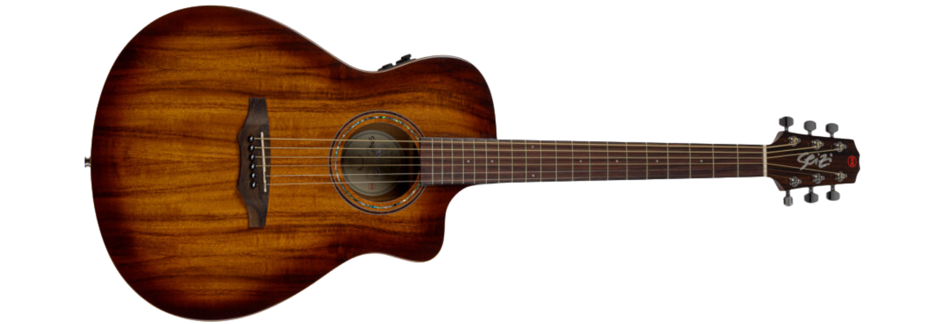 Violão Seizi Zen Cutaway Kaizen Plus Koa Burst Gloss