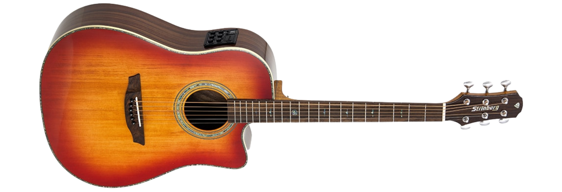 Violão Strinberg DD5SC CB Cherry Burst com Tampo Spruce Sólido