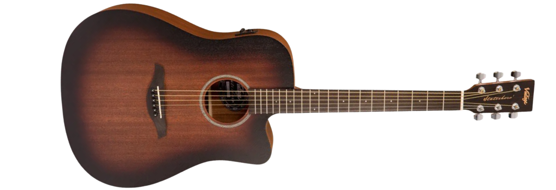 Violão Eletroacústico Vintage Statesboro VE440WK Whisky Sour