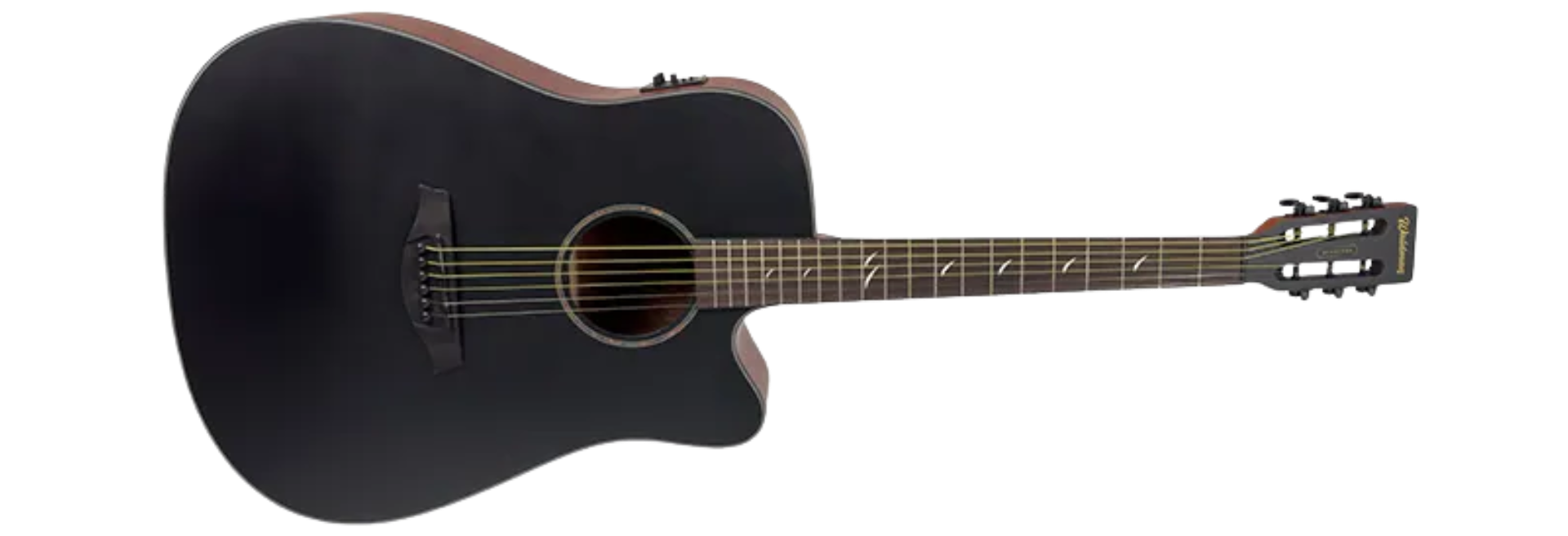 Violão Waldman Blastone Grand DCEX-641 Black Top