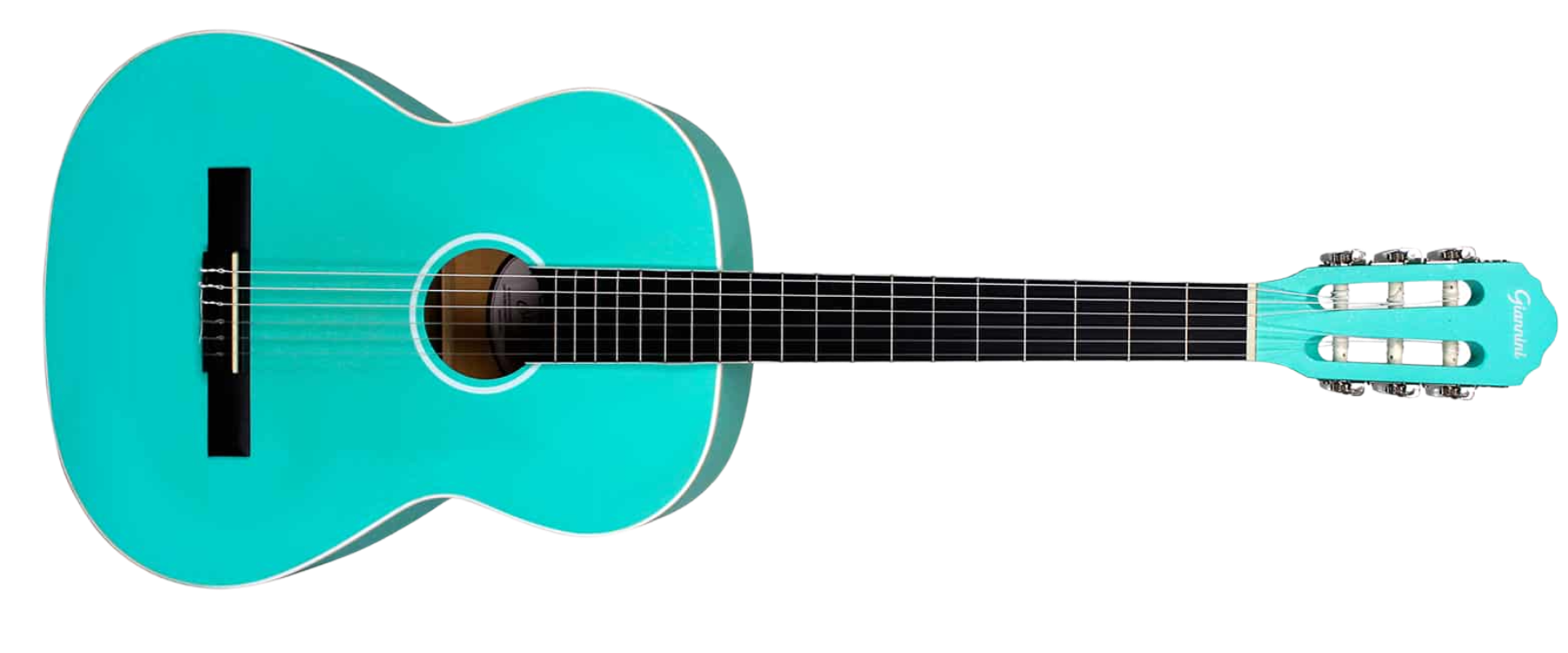 Violão Acústico Náilon Giannini Start N-14 Turquoise Blue Satin TBS