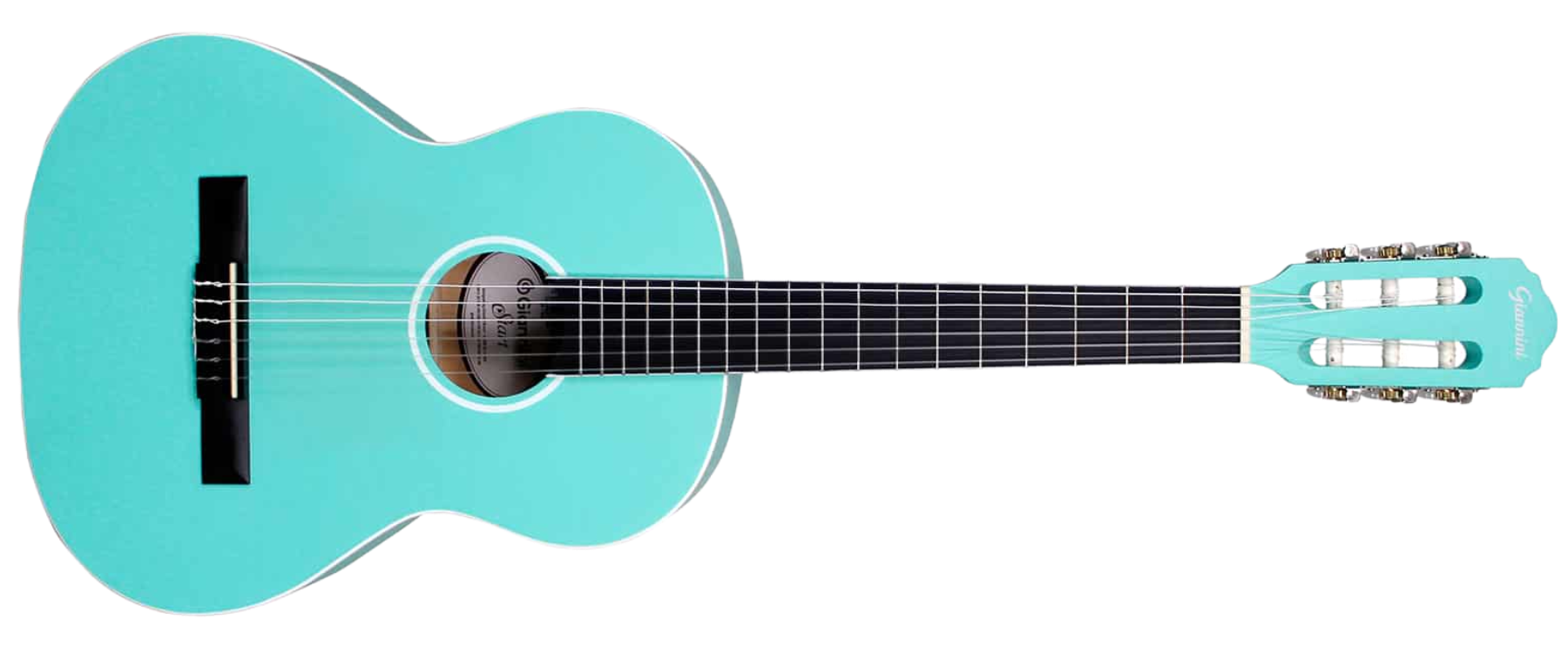 Violão Acústico Náilon Giannini Start N6 TBS Turquoise Blue Satin