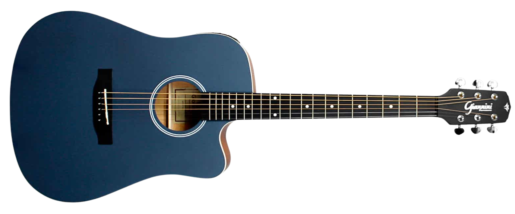 Violão Aço Eletroacústico Giannini Performance GDC-1 CEQ Color Top Blue CTB