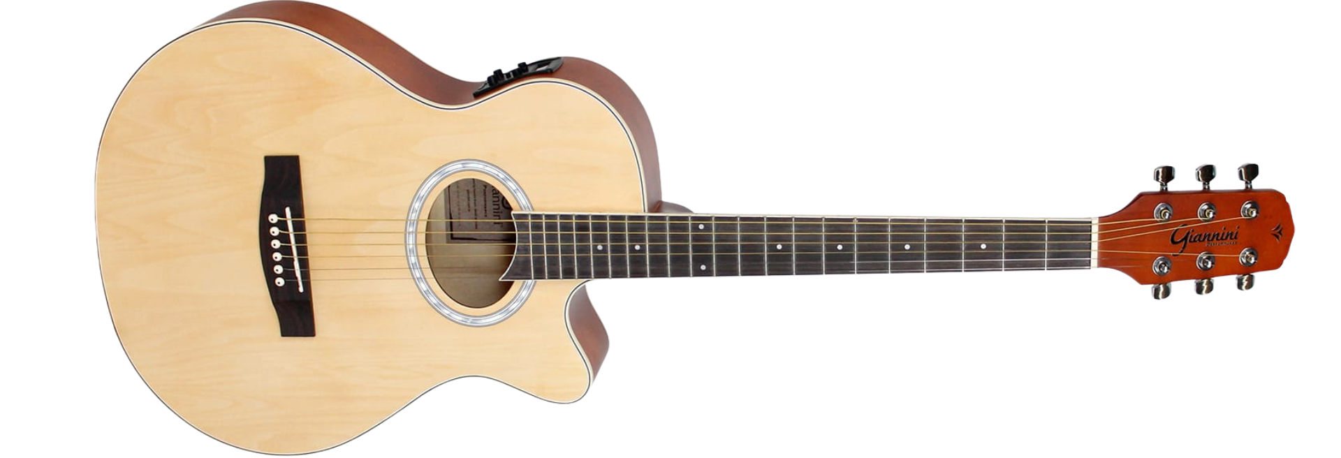 Violão Aço Eletroacústico Giannini Performance GSF-1D CEQ Natural Satin (NS)