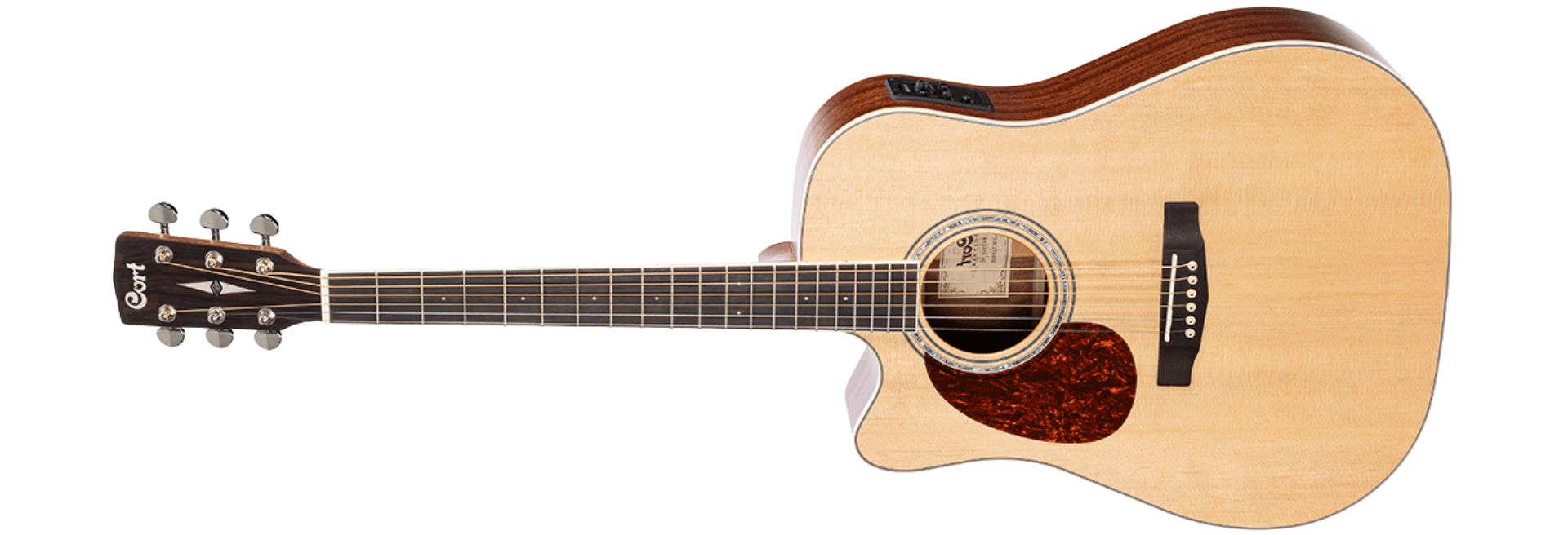 Violão Eletroacústico Cort MR710F NS Natural Satin Canhoto