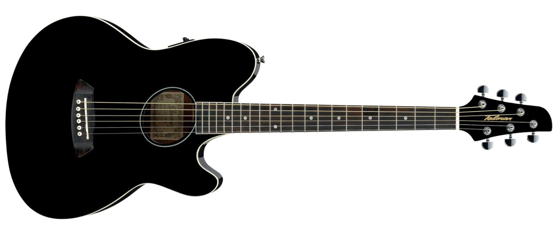 Violão Eletroacústico Ibanez Talman TCY10E-BK Black
