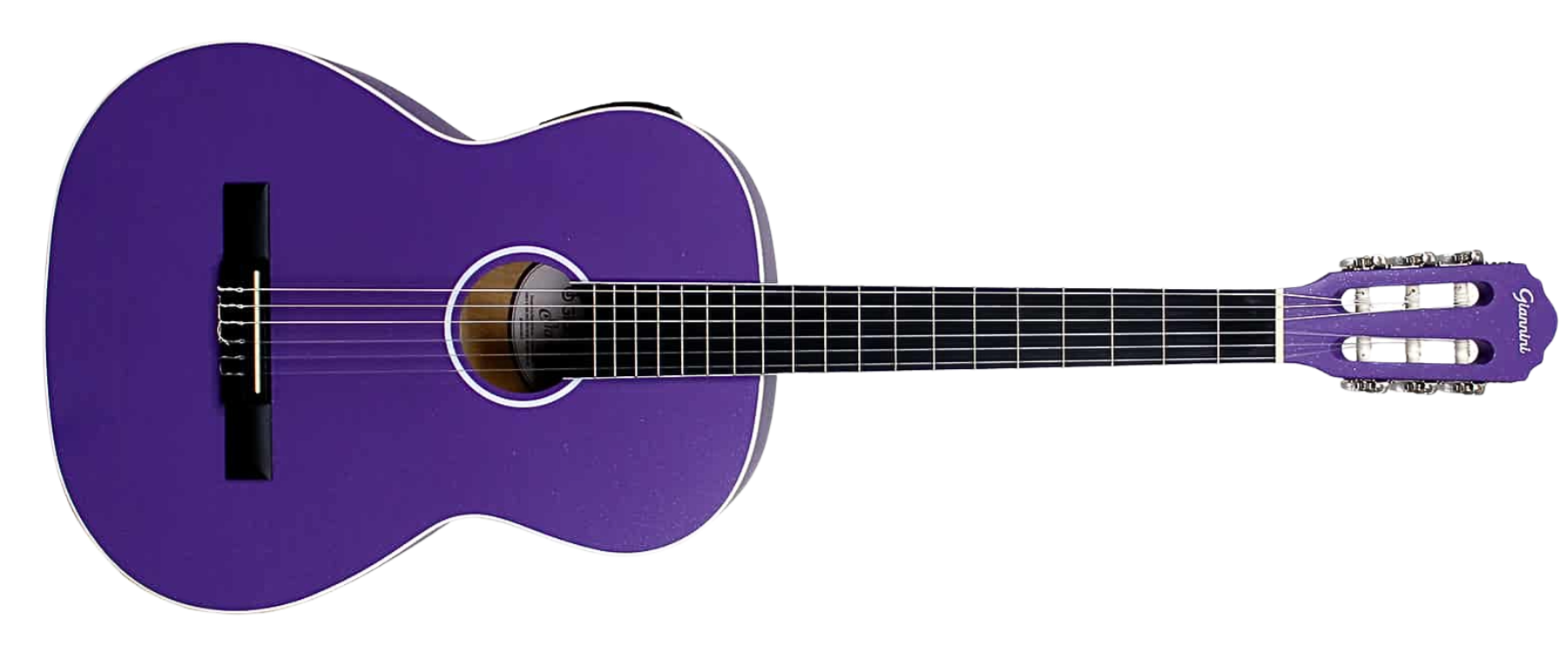Violão Eletroacústico Nylon Giannini Start N-14 EQ Purple Satin PPS