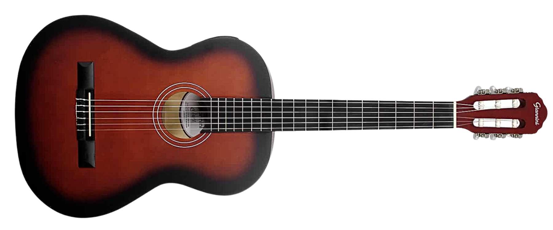 Violão Eletroacústico Nylon Giannini Start N-14 EQ Sunburst Satin SBS