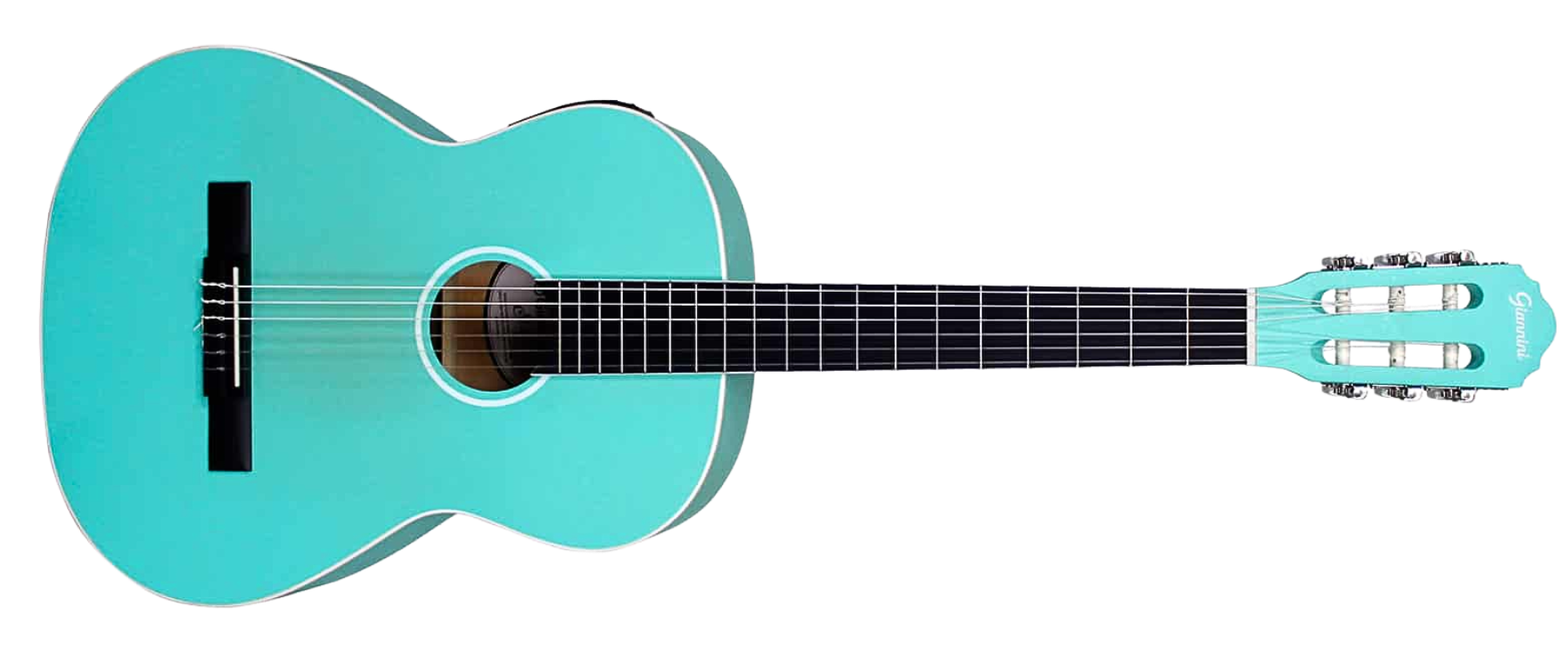 Violão Eletroacústico Nylon Giannini Start N-14 EQ Turquoise Blue Satin TBS