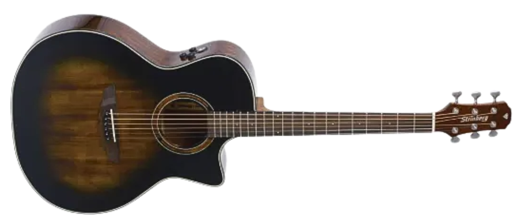 Violão Strinberg DA2SC Diamond Folk Sunburst Black