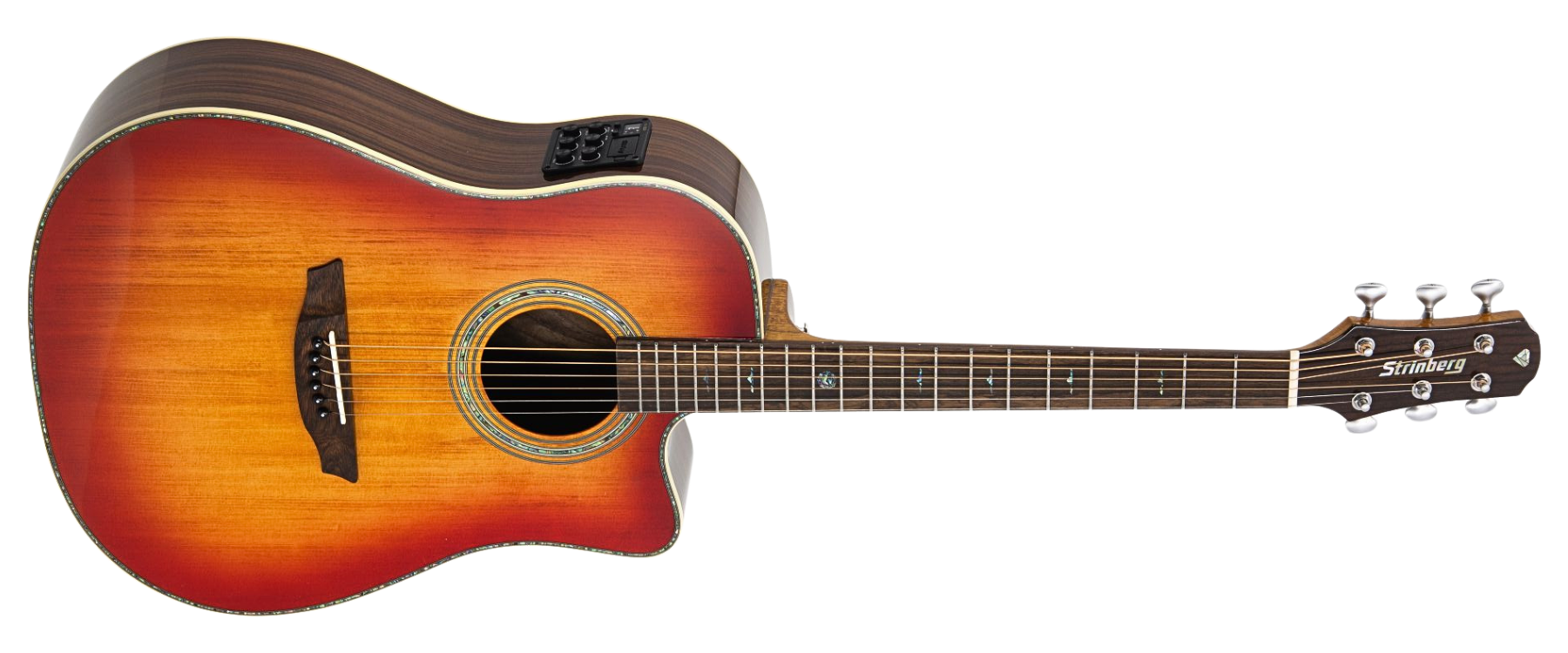Violão Strinberg DD5SC Diamond Folk Cherry Sunburst